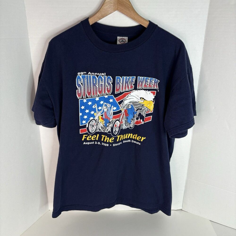 Delta Navy Sturgis Bike Week Graphic Tee